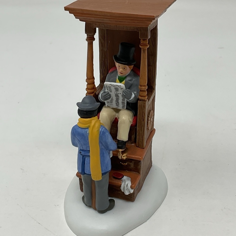 Dept 56 Dickens Village Heritage Collection A Fine Shoe Shine 56.58436 Christmas